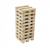 (RU352) Giant Wooden Tumbling Tower Block Game Outdoor Garden Family Fun The old classic tum...