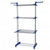 (RU383) 3 Tier Indoor Folding Clothes Airer Laundry Hanger Dryer Rack The clothes airer is t...
