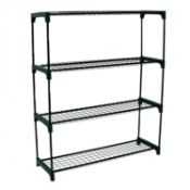 (RU350) Flower Staging Fantastic value for money, this 4 tier Greenhouse Shelving will ...