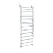 (SK82) White 72 Shoe Door Hanging Shelf Shoe Rack Storage Organiser​ The 36 Pair Over...