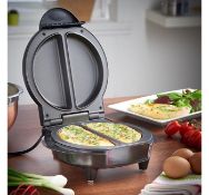 (TD51) Electric Omelette Maker The easy route to the perfect omelette! Make 2 plain or filled ...