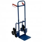 (SP523) 200kg Heavy Duty 6 Wheel Stair Climber Sack Truck Hand Trolley The climber trolley h...