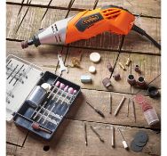 (OM7) Rotary Multitool & Accessory Set Versatile rotary multitool with a 170W motor 120 piec...