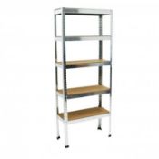 (SP517) 500kg Heavy Duty 5 Tier Metal Storage Garage Shelving Racking The 5 tier racking is...