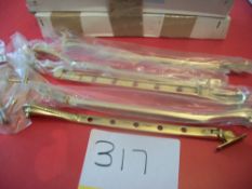 10 x Victorian Scroll Casement Stay