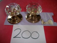 Gainsborough Crystal Knob Set Imported from Australia RRP £45