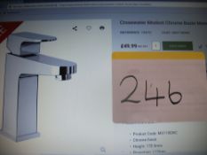 Crosswater Modest Chrome Basin Monobloc