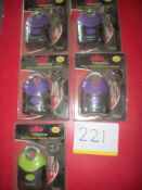 5 x Sterling 70mm Closed Shackle Padlock