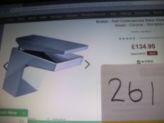 Bristan Self Contemporary Basin Mixer with Clicker Waste