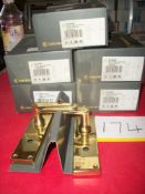 5 Sets x Ascot Heavy Victorian Lever Bathroom Handle