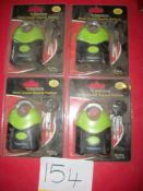 4 x Sterling 70mm Closed Shackle Padlock
