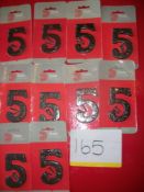 10 x Antique Black No 5