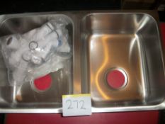 Very Good Quality Stainless Steel Sink with Fittings