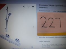 Crosswater Thirty 6 Exposed Shower & Multi Function Shower Kit