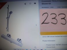 Crosswater Thirty 6 Exposed Shower & Multi Function Shower Kit