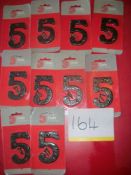 10 x Antique Black No 5