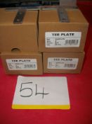 100 x Tee Plate
