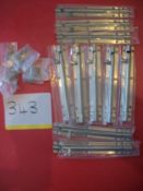 10 x Straight Barrel Bolt
