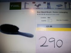 4 x Offical Barber Termix Untangle Beard Brush