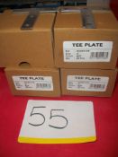 100 x Tee Plate