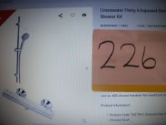 Crosswater Thirty 6 Exposed Shower & Multi Function Shower Kit