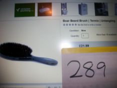 4 x Official Barber Termix Untangle Beard Brush