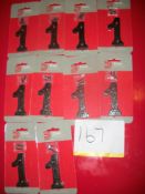 10 x Antique Black No 1