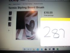 4 x Official Barber Termix Styling Beard Brush