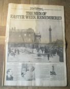 Original 1916 Commemorative Newspaper -April 1966 