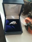 18Ct Gold Trilogy Twist Diamond Ring 1.00 Carat. Brand New