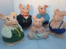 Great Set Of Natwest Piggies