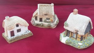 3 X Lilliput Lane Cottages