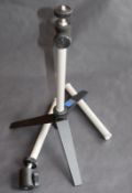 Desk Tripod With Two Pan - Tilt Heads