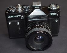 Zenit Em 35Mm Camera With Tamron 28Mm 1:2.5