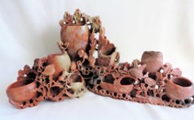 3 X Vintage Chinese Soapstone Ornaments