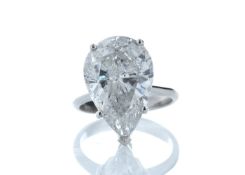18ct White Gold 10 Carat Pear Shape Diamond Ring