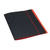 150 Jalema Accent Organiser File 270Gsm Elasticated 6-Part Black/Red