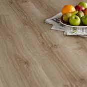 5.27m2 Luxury Natural Oak effect vinyl click flooring. 19.1x131.6mm. Create a stunning look for...