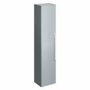 (WS100) Twyfords 1800mm Grey Tall Storage Unit. RRP £864.99.One door with soft closing mechan...