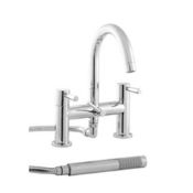 (W121) Siron 2 Tap Deck Mounted Bath Shower Mixer. Dim 1 (mm): 337 Dim 2 (mm): 169 Dim 3 (mm)...