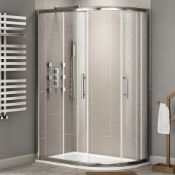 Brand New Twyfords 1200x800mm - 8mm - Premium EasyClean Offset Quadrant Shower Enclosure - Reversibl