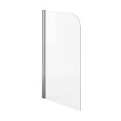 (XX32) NEW 800mm Bath Shower Screen. RRP £249.99.Great addition to your shower bath 4mm tempe...