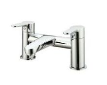 (DF105) NEW Lecci Chrome-plated Bath Mono mixer Tap. This contemporary style chrome bath mixer ...