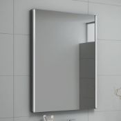 Brand New 500x700mm Modern Illuminated Battery LED Light Bathroom Mirror.RRP £249.99.MC158 Ready to