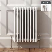 Brand New 600x600mm White Triple Panel Horizontal Colosseum Traditional Radiator.RRP £399.99.For ele