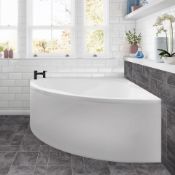 Brand New SV137) Twyfords 1200x1200mm Corner Bath. Supplied with a acrylic bath front panel Bath siz