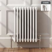 Brand New 600x600mm White Triple Panel Horizontal Colosseum Traditional Radiator.RRP £399.99.For ele