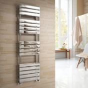 Brand New 1600x450mm Chrome Straight Towel Radiator Ladder Modern Bathroom. RF1600450. Constructed f