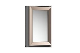 NEW & BOXED 300x450mm Clover Metallic Nickel Framed Mirror. Made from eco friendly recycled pl...