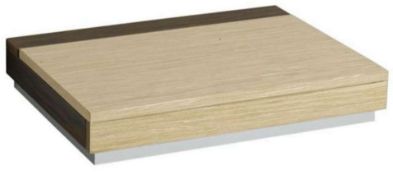 Brand New (KN113) Keramag Gerbit 600mm Silk Mirror Light Oak Cosmetic Module. Cosmetic module color: